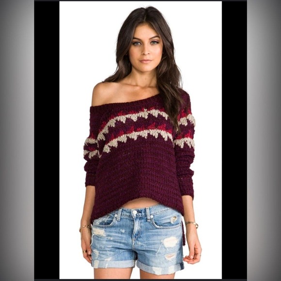 Free People Sweaters - Free People Women's Knit Sweater Size XS Cozy Textured Boho Pullover